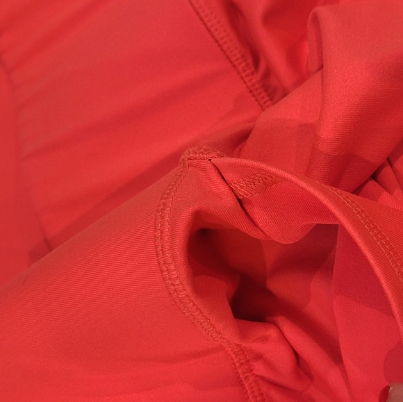 Lane Bryant LIVI High Rise Lattice Hem Active Leggings Sz 26/28 PINK - Picture 5 of 7